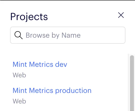 Separate production & development split testing containers